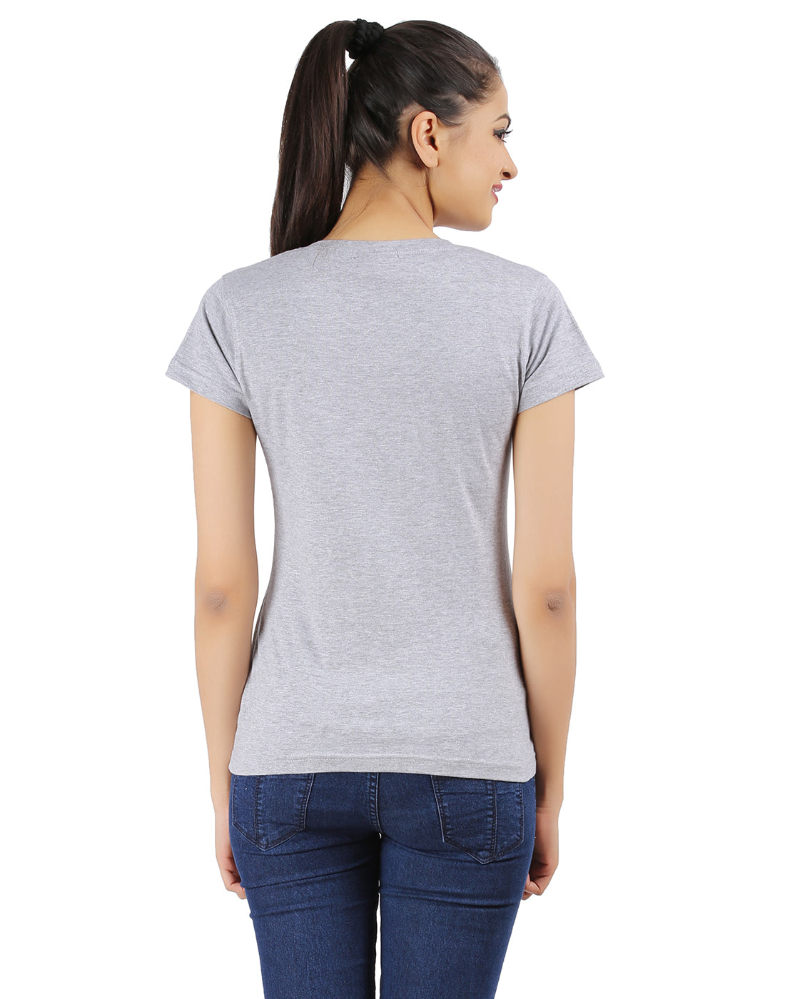Ap'pulse Women's Short Sleeve V neck Tshirt