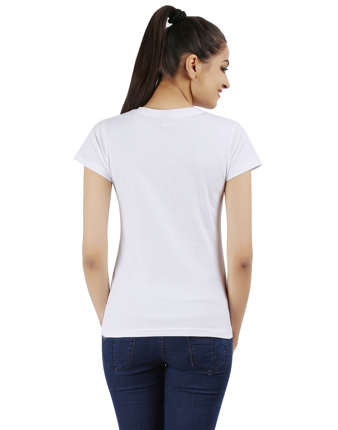 Ap'pulse Women's Short Sleeve V neck Tshirt