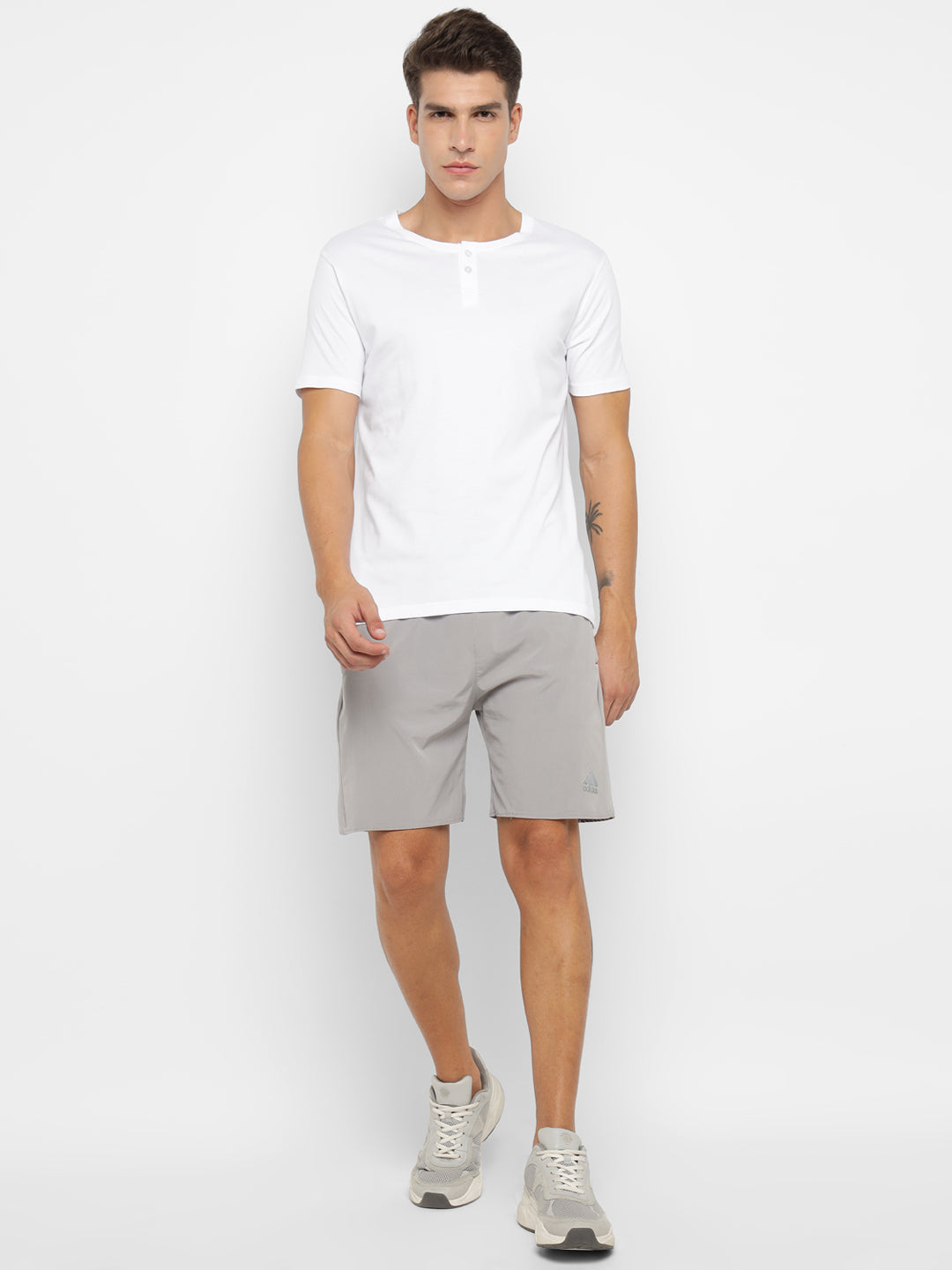 Ap'pulse Men's Short Sleeve Henley Tshirt