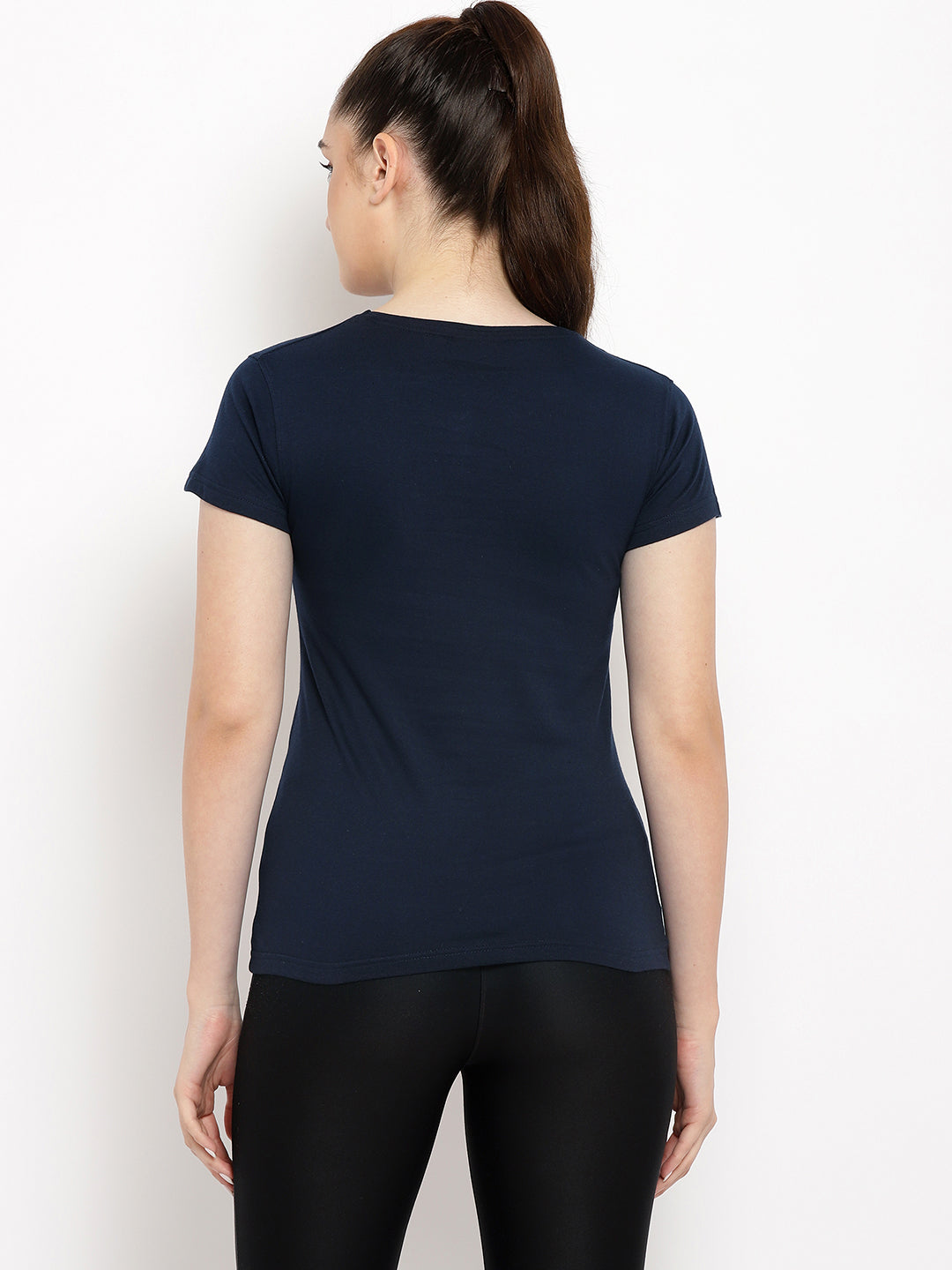 Ap'pulse Women's Short Sleeve Henley Tshirt