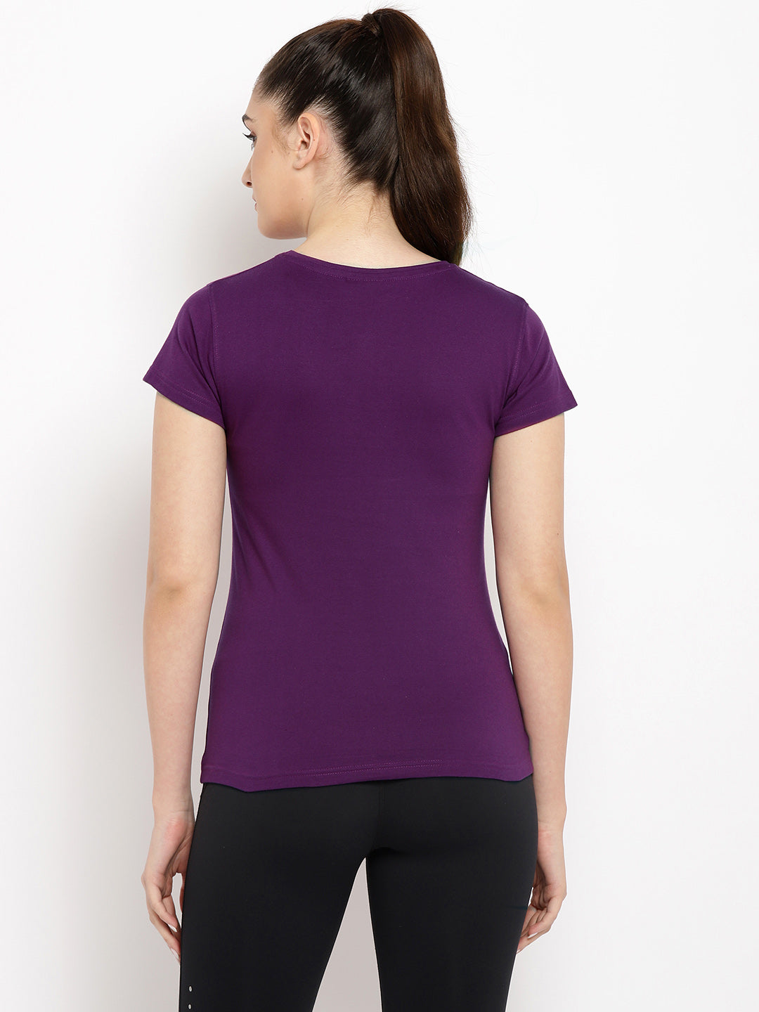 Ap'pulse Women's Short Sleeve Henley Tshirt