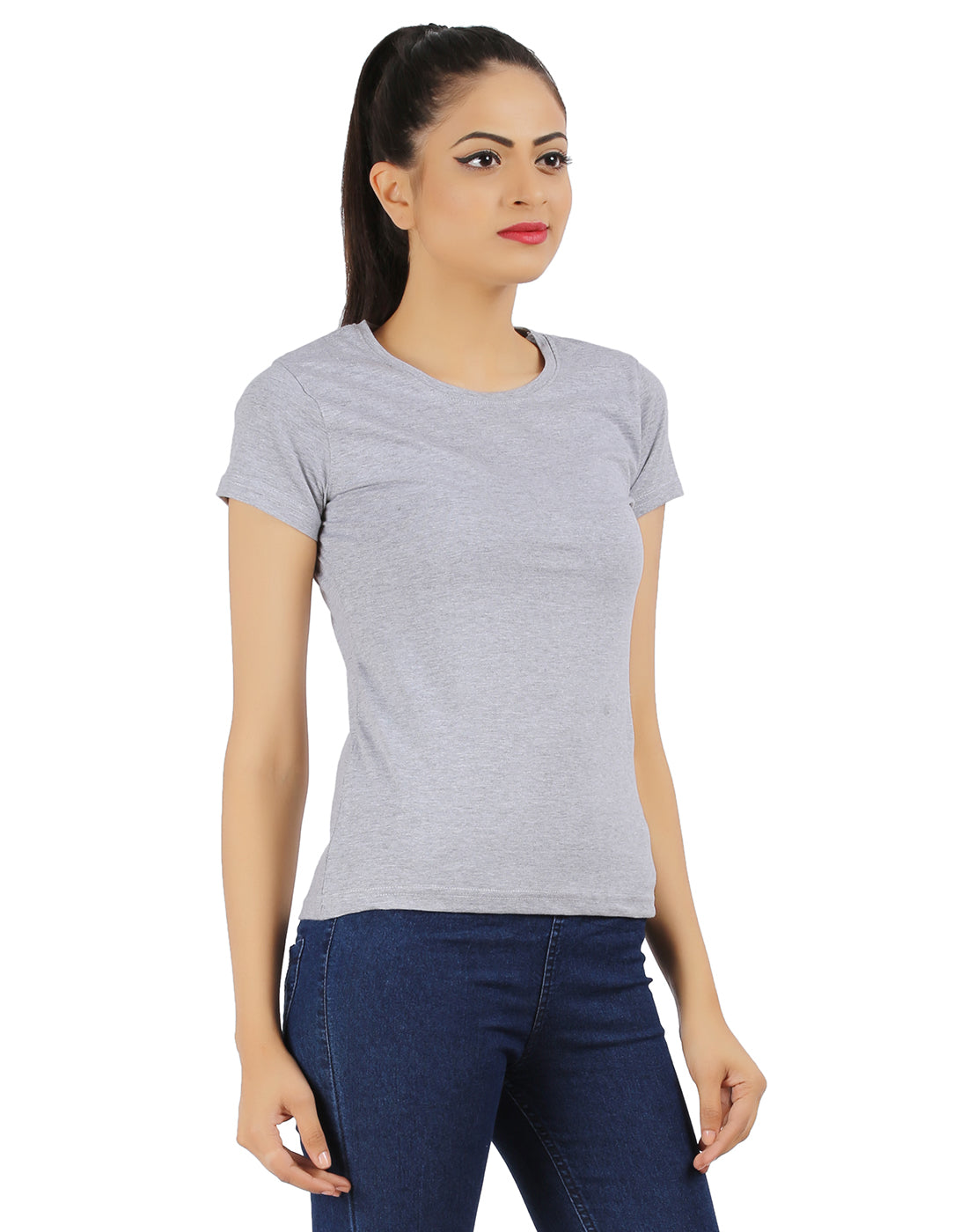 Ap'pulse Women's Short Sleeve Round neck Tshirt
