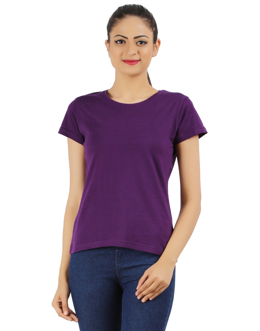 Ap'pulse Women's Short Sleeve Round neck Tshirt