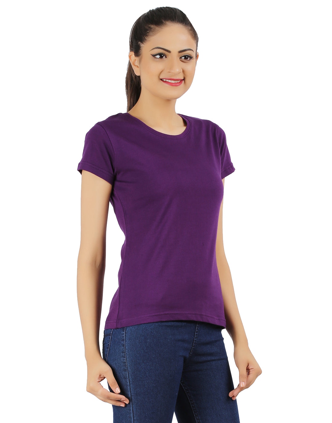 Ap'pulse Women's Short Sleeve Round neck Tshirt