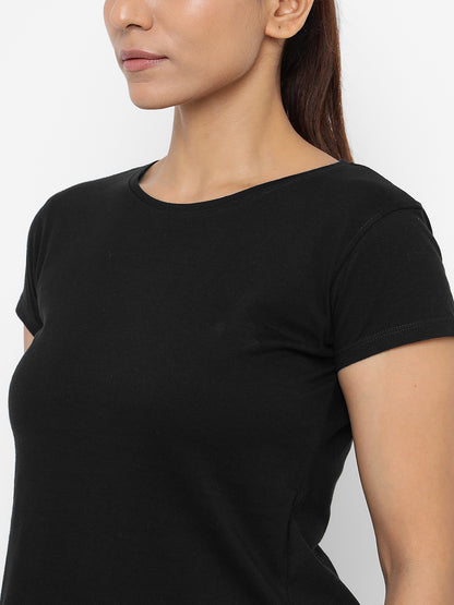 Appulse Women's Back Open T-Shirt | Women | Premium Cotton | Activewear | Athleisure