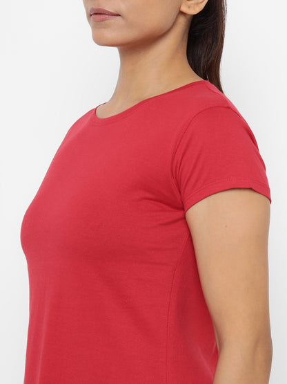 Appulse Women's Back Open T-Shirt | Women | Premium Cotton | Activewear | Athleisure
