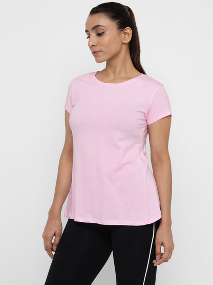 Appulse Women's Back Open T-Shirt | Women | Premium Cotton | Activewear | Athleisure