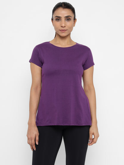 Appulse Women's Back Open T-Shirt | Women | Premium Cotton | Activewear | Athleisure