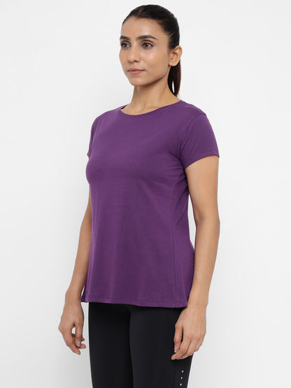 Appulse Women's Back Open T-Shirt | Women | Premium Cotton | Activewear | Athleisure