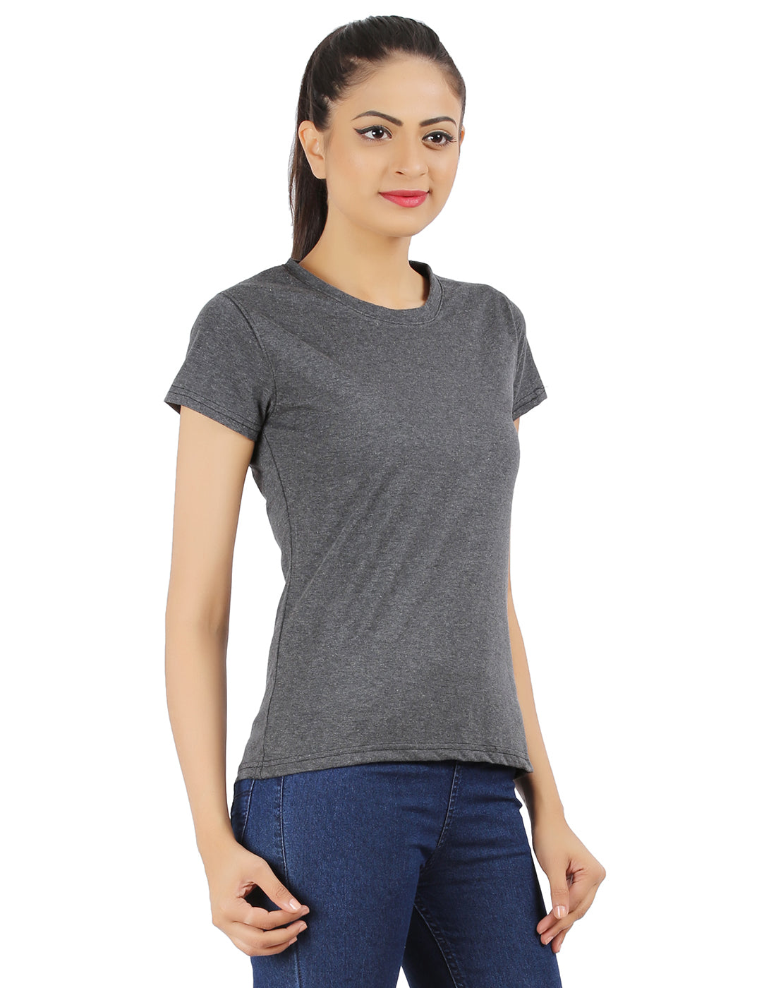 Ap'pulse Women's Short Sleeve Round neck Tshirt