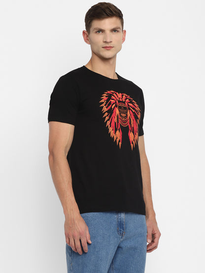 Appulse Men's Short Sleeve Round Neck Printed T-Shirt | Men | Premium Cotton | Activewear | Athleisure