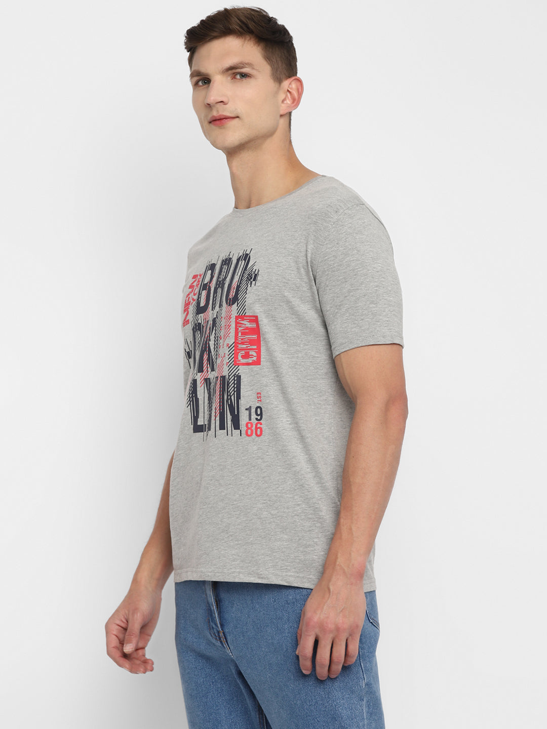 Appulse Men's Short Sleeve Round Neck Printed T-Shirt | Men | Premium Cotton | Activewear | Athleisure