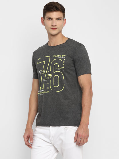Appulse Men's Short Sleeve Round Neck Printed T-Shirt | Men | Premium Cotton | Activewear | Athleisure