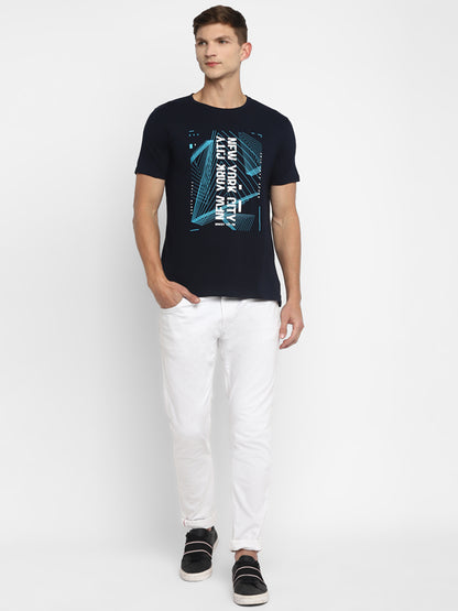 Appulse Men's Short Sleeve Round Neck Printed T-Shirt | Men | Premium Cotton | Activewear | Athleisure