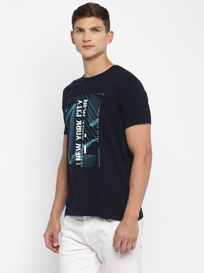 Appulse Men's Short Sleeve Round Neck Printed T-Shirt | Men | Premium Cotton | Activewear | Athleisure