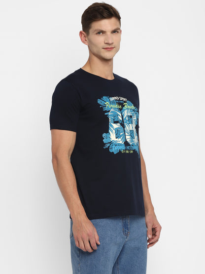 Appulse Men's Short Sleeve Round Neck Printed T-Shirt | Men | Premium Cotton | Activewear | Athleisure