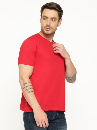 Appulse Men's Short Sleeve Henley T-Shirt | Men | Premium Cotton | Activewear | Athleisure