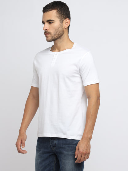 Appulse Men's Short Sleeve Henley T-Shirt | Men | Premium Cotton | Activewear | Athleisure
