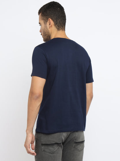 Appulse Men's Short Sleeve Henley T-Shirt | Men | Premium Cotton | Activewear | Athleisure