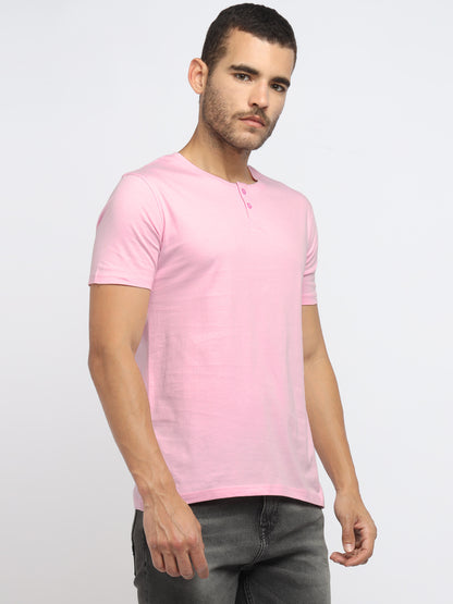 Appulse Men's Short Sleeve Henley T-Shirt | Men | Premium Cotton | Activewear | Athleisure