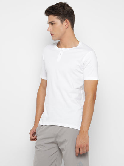 Appulse Men's Short Sleeve Henley T-Shirt | Men | Premium Cotton | Activewear | Athleisure