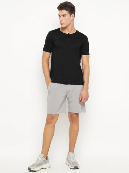Appulse Men's Short Sleeve Henley T-Shirt | Men | Premium Cotton | Activewear | Athleisure