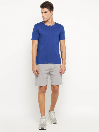 Appulse Men's Short Sleeve Henley T-Shirt | Men | Premium Cotton | Activewear | Athleisure