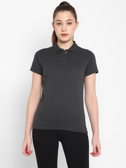 Appulse Women's Sports Polo T-Shirt | Women | Premium Cotton | Activewear | Athleisure