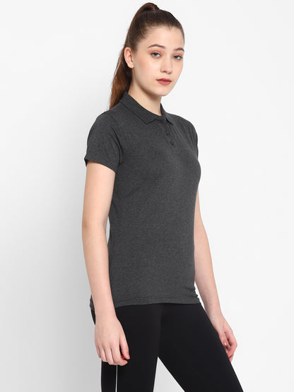 Appulse Women's Sports Polo T-Shirt | Women | Premium Cotton | Activewear | Athleisure