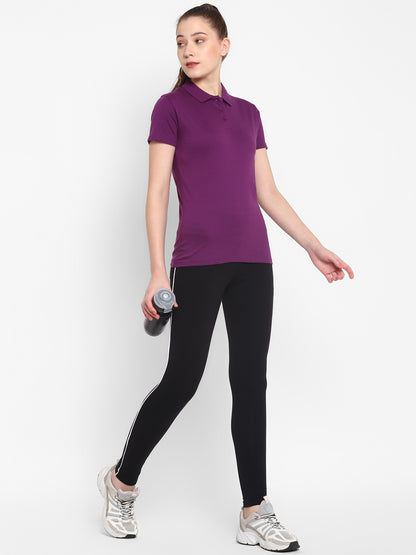 Appulse Women's Sports Polo T-Shirt | Women | Premium Cotton | Activewear | Athleisure