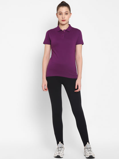Appulse Women's Sports Polo T-Shirt | Women | Premium Cotton | Activewear | Athleisure