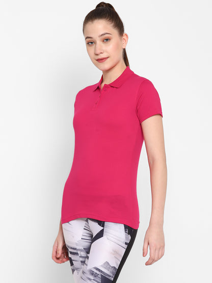 Appulse Women's Sports Polo T-Shirt | Women | Premium Cotton | Activewear | Athleisure
