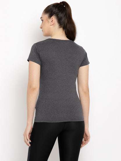 Appulse Women's Short Sleeve Henley T-Shirt | Women | Premium Cotton | Activewear | Athleisure