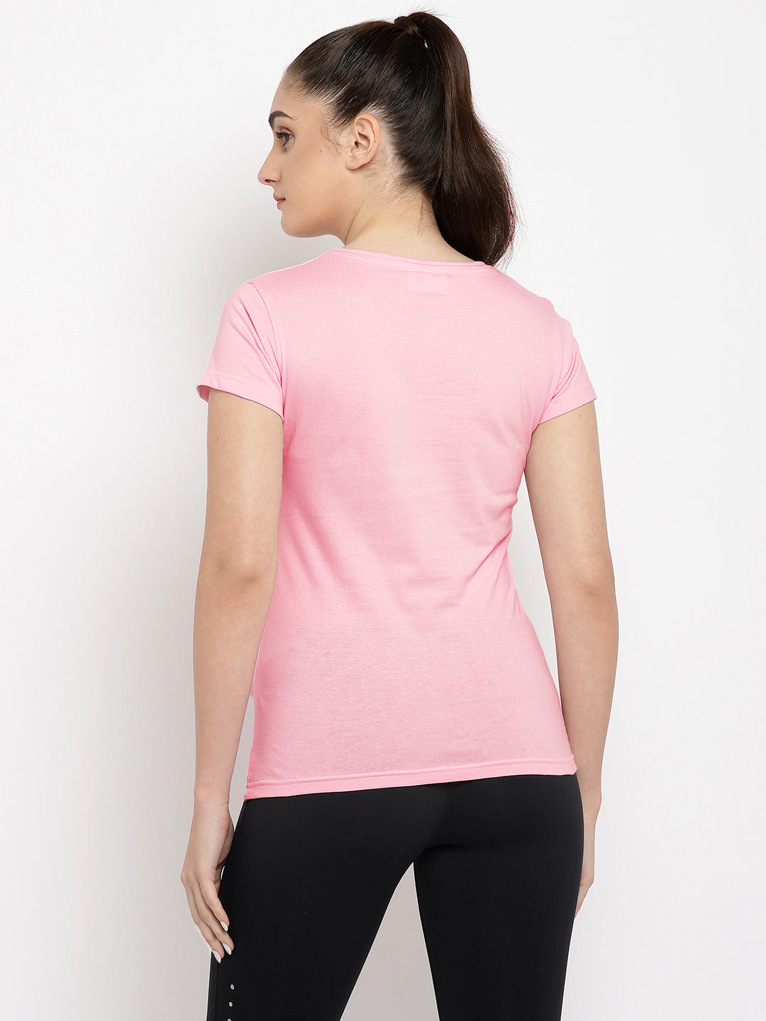 Ap'pulse Women's Short Sleeve Henley Tshirt