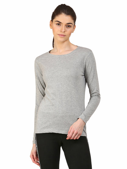 Appulse Women's Long Sleeve Round neck T-Shirt | Women | Premium Cotton | Activewear | Athleisure