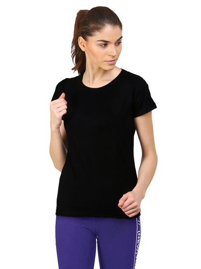 Appulse Women's Short Sleeve Round neck T-Shirt | Women | Premium Cotton | Activewear | Athleisure