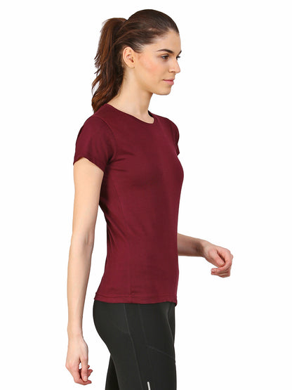 Appulse Women's Short Sleeve Round neck T-Shirt | Women | Premium Cotton | Activewear | Athleisure