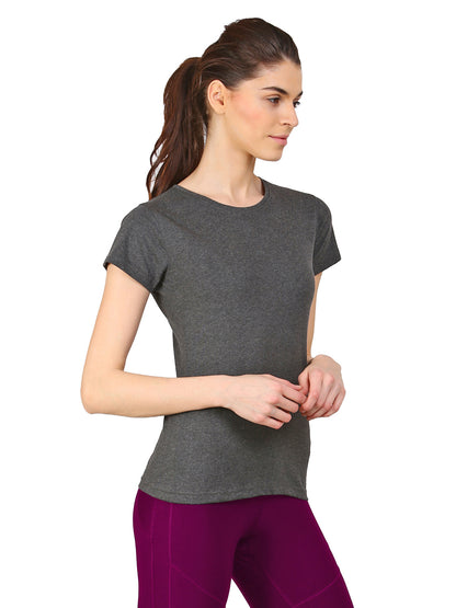 Appulse Women's Short Sleeve Round neck T-Shirt | Women | Premium Cotton | Activewear | Athleisure