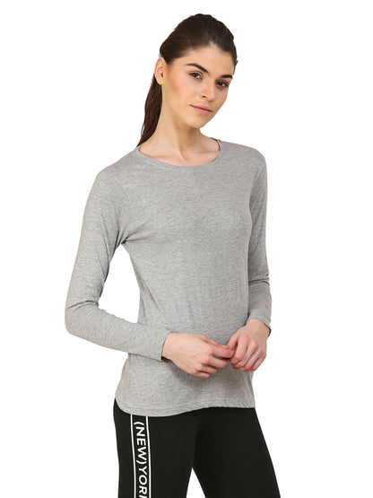 Appulse Women's Long Sleeve Round neck T-Shirt | Women | Premium Cotton | Activewear | Athleisure
