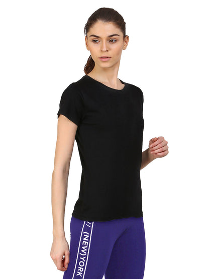Appulse Women's Short Sleeve Round neck T-Shirt | Women | Premium Cotton | Activewear | Athleisure