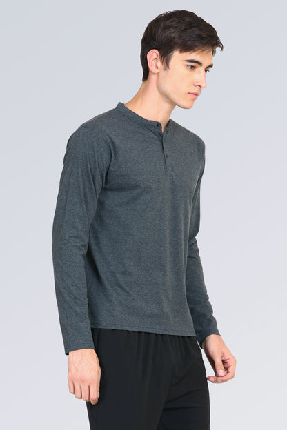 Appulse Men's Madrid Polo Long Sleeve T-Shirt | Men | Premium Cotton | Activewear | Athleisure