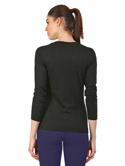 Appulse Women's Long Sleeve V neck T-Shirt | Women | Premium Cotton | Activewear | Athleisure