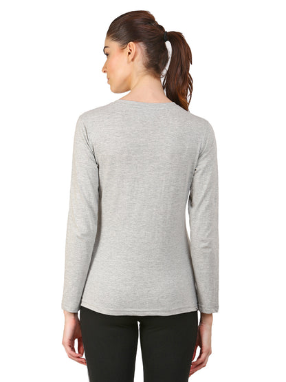 Appulse Women's Long Sleeve V neck T-Shirt | Women | Premium Cotton | Activewear | Athleisure