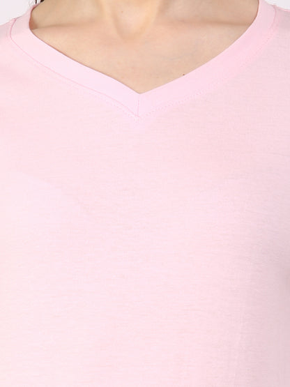 Appulse Women's Long Sleeve V neck T-Shirt | Women | Premium Cotton | Activewear | Athleisure