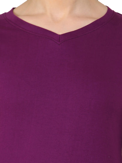 Appulse Women's Long Sleeve V neck T-Shirt | Women | Premium Cotton | Activewear | Athleisure
