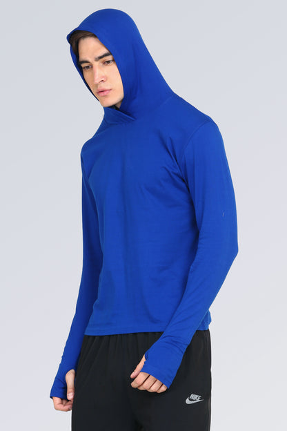 Appulse Men's Hooded Thumb Hole T-Shirt | Men | Premium Cotton | Activewear | Athleisure