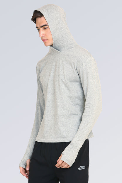 Appulse Men's Hooded Thumb Hole T-Shirt | Men | Premium Cotton | Activewear | Athleisure