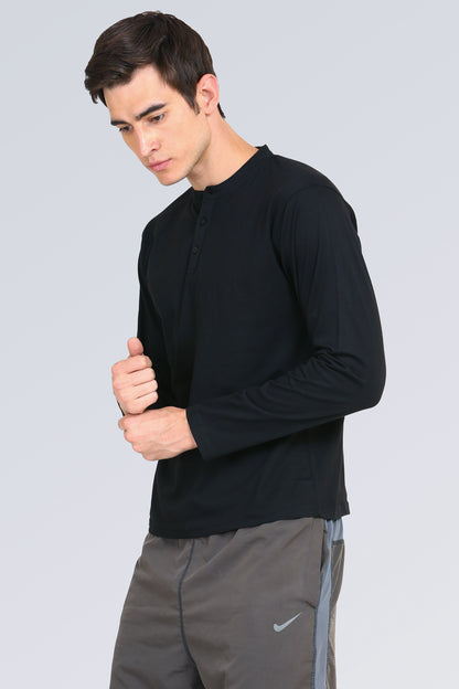 Appulse Men's Madrid Polo Long Sleeve T-Shirt | Men | Premium Cotton | Activewear | Athleisure