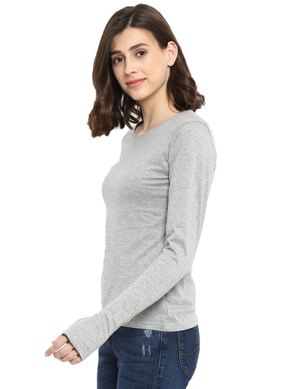 Appulse Women's Long Sleeve Thumb Hole T-Shirt | Women | Premium Cotton | Activewear | Athleisure