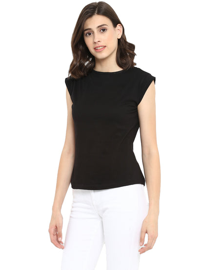 Appulse Women's Cap Sleeve T-Shirt | Women | Premium Cotton | Activewear | Athleisure